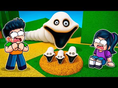 NOS ROBAMOS LOS BEBES DEL GUSANO ATERRADOR EN ROBLOX | TORRE TROLL DEL GUSANO HAMBRIENTO| JONDRES GC