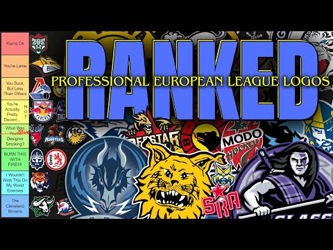 The ULTIMATE Euro Hockey Logo Tier List [KHL, SHL, DEL, Liiga & More!]