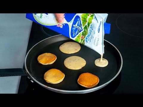 Ich koche 100 auf einmal! Mini-Pfannkuchen mit der Milchbox