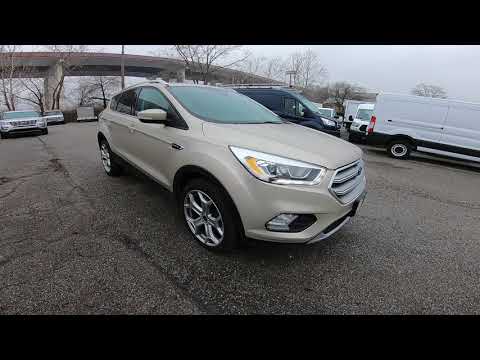 (236009) 2017 Ford Escape Titanium White gold Metallic