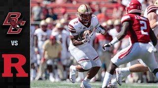 Boston College vs. Rutgers  Football Highlights (2019)