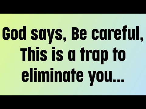 🌈God message today | Emergency. God says, Be careful, This is a trap to eliminate...|🙏