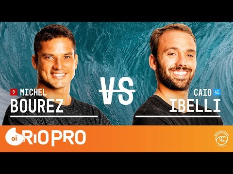 Michael Bourez vs. Caio Ibelli - Round of 32, Heat 15 - Oi Rio Pro 2019