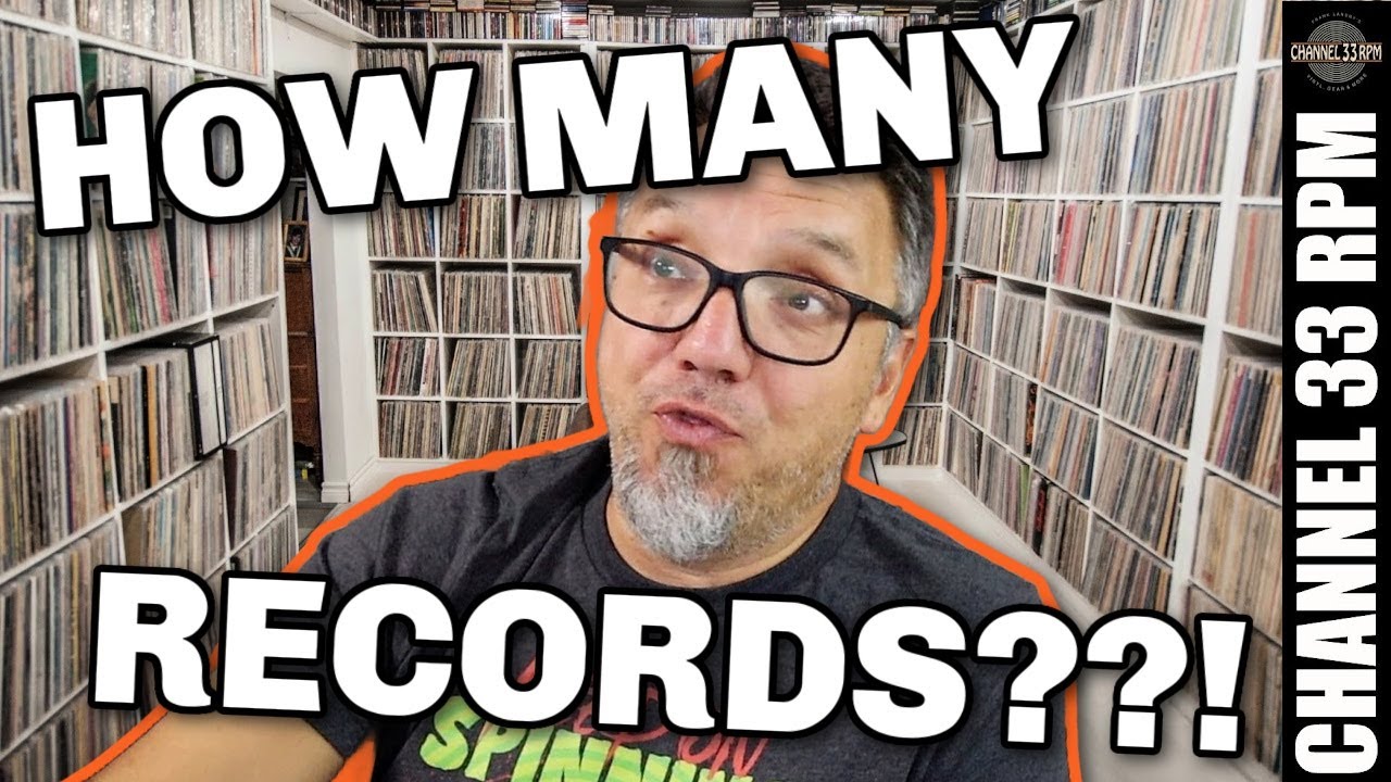 Is this the home of an insane collector??! Vinyl Dens on Channel 33 RPM