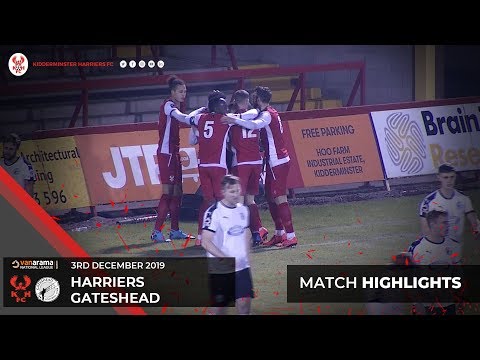 Match Highlights: Harriers 1-1 Gateshead 04/12/19