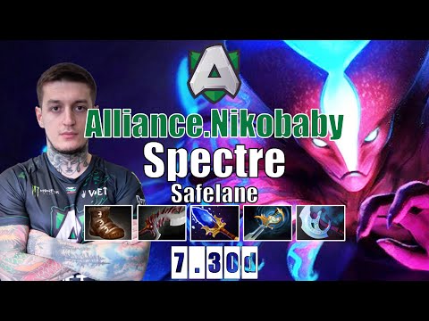 Spectre Safelane | Alliance.Nikobaby | TI 10 HARD CARRY 7.30D SPECTRE | 7.30d Gameplay Highlights