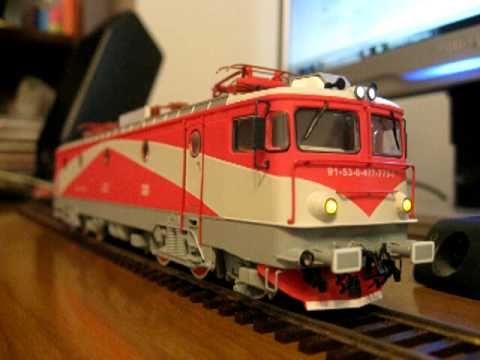 My new HO model Romanian electric locomotive class 477-773-2!