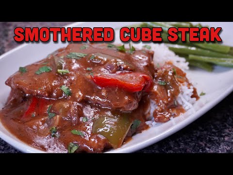 Homestyle Smothered Cube Steak & Homemade Gravy Recipe || How to make cube steak and gravy