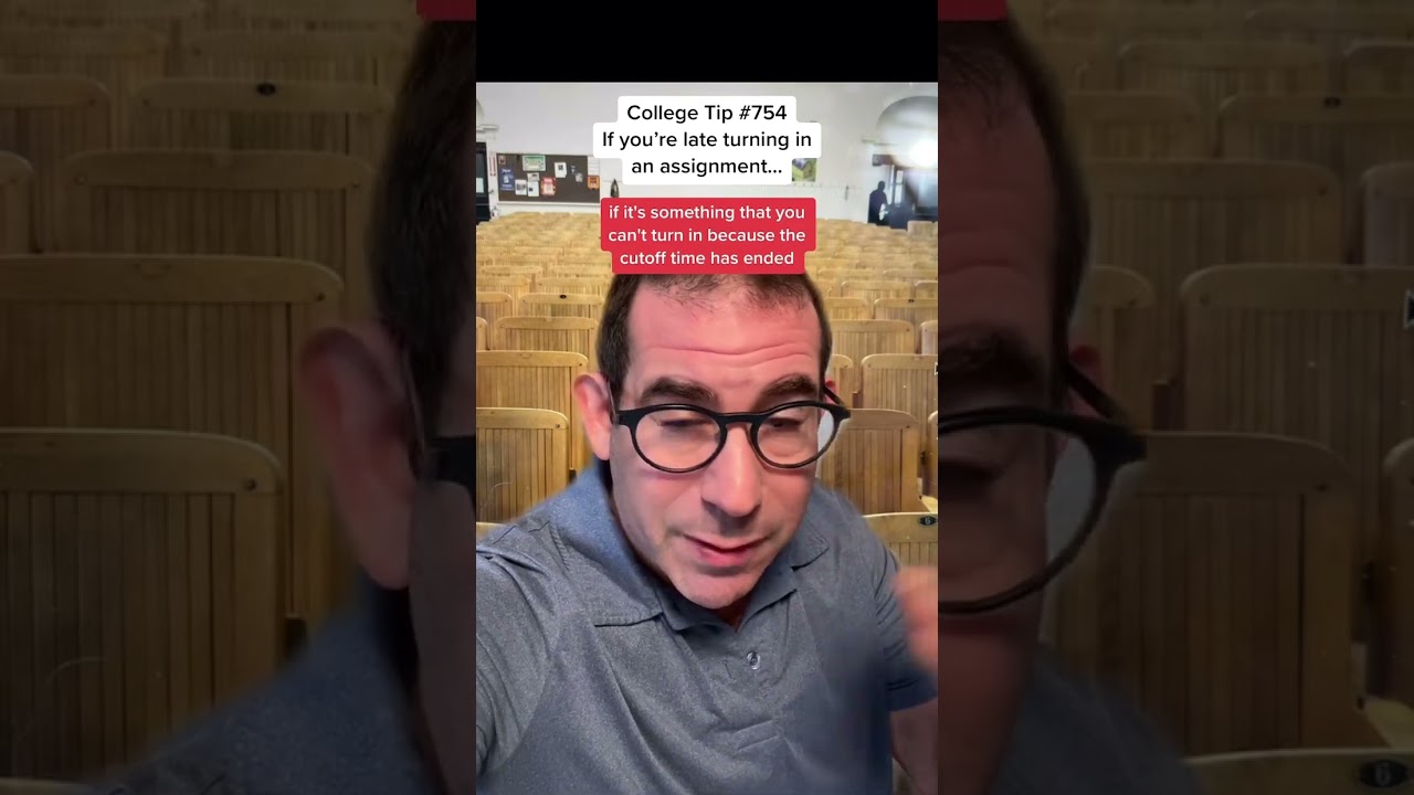 If you’re late turning in an assignment, still turn it in #shorts