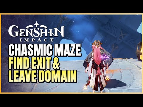 Chasmic Maze Guide (Find Exit & Leave Domain) | Perilous Trail Archon Quest | Genshin Impact 2.7