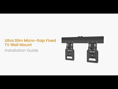WMK-05 Ultra Slim Micro-Gap Wall Mount Installation Guide