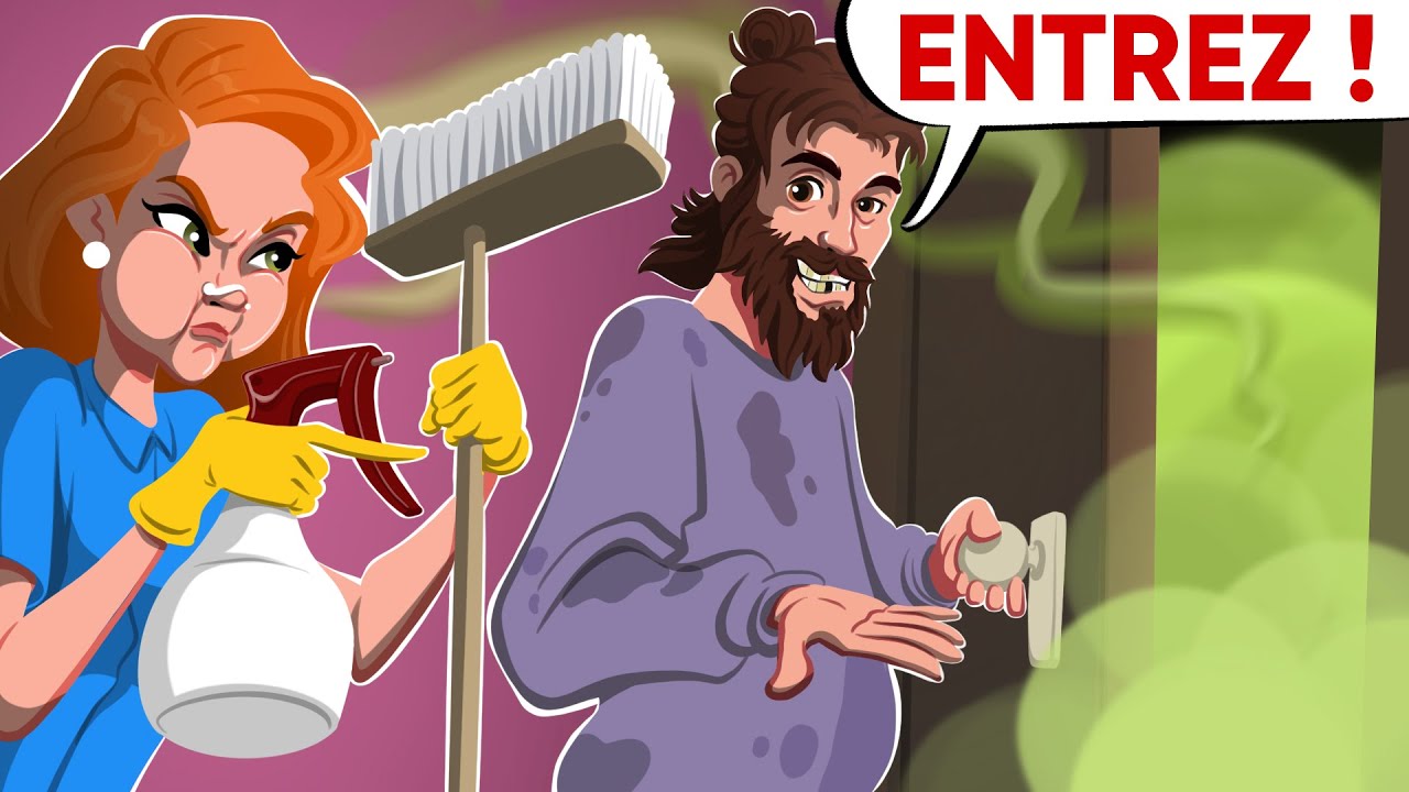 MON VOISIN PUANT M'INVITE DANS SA MAISON