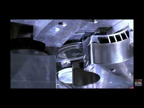 Slow motion can seam machine Ferrum