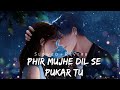 Phir Mujhe Dil Se Pukar Tu Slowed And Reverb Mohit Gaur Phir Mujhe Dil Se Pukar Tu Lofi
