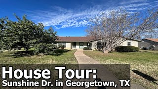 MLS House Tour: 208 Sunshine Dr in Georgetown, TX - Corner Lot in Fantastic Mature Neighborhood