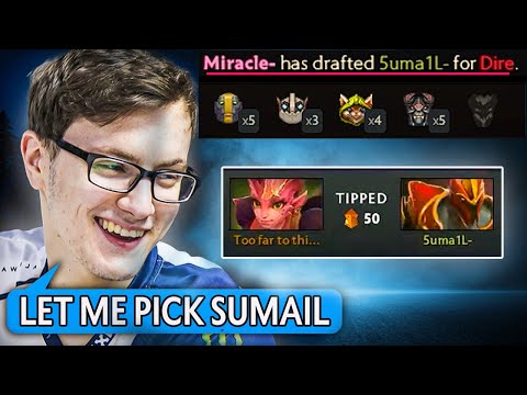 Miracle- Drafts a FAKE Suma1L?!  They Actually DOMINATE the GAME
