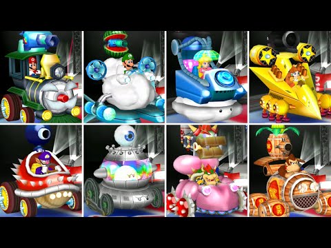 Mario Party 5 HD - All Bosses (Super Duel Mode)