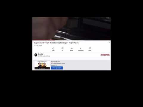 Sam and dean night moves