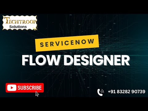 ServiceNow Flow Designer Tutorial | Workflow Automation Explained | Techtroop