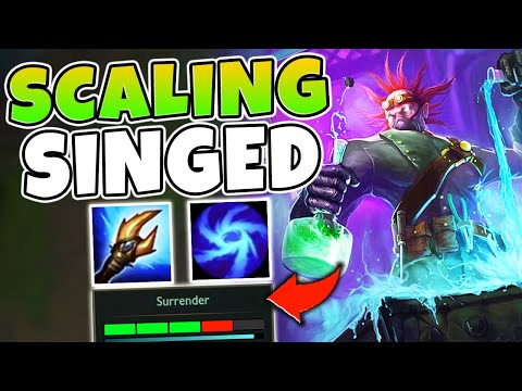 My team wanted to forfeit... so instead I carried them with scaling late game singed