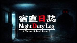 【宿直日誌 / The Night Duty Log】最初は意味不明だが段々と察するホラー