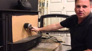 How to light a wood stove / fireplace and never smoke up the house.  2min. HD