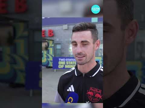 Catching up with an American MLS player at World Cup fanzone