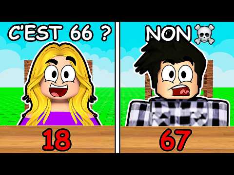 DEVINEZ le Bon Nombre dans Roblox...