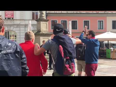 Navijači Spartak Moskva v Mariboru