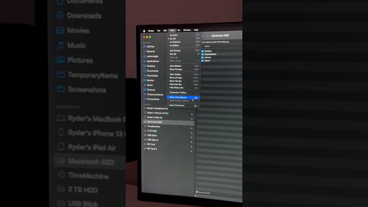 How to Set Sizes of All Files and Folders to be Calculated Automatically in Finder on a Mac