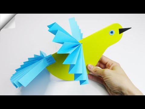 DIY paper toys Easy paper birds