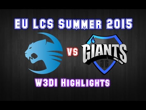 ROCCAT vs Giants Gaming - HIGHLIGHTS - EU LCS Summer 2015 - W3D1 - League of Legends