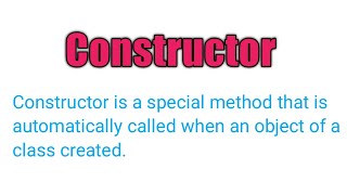 Download the video "Constructor in c++ - Concept of Constructor in C++"