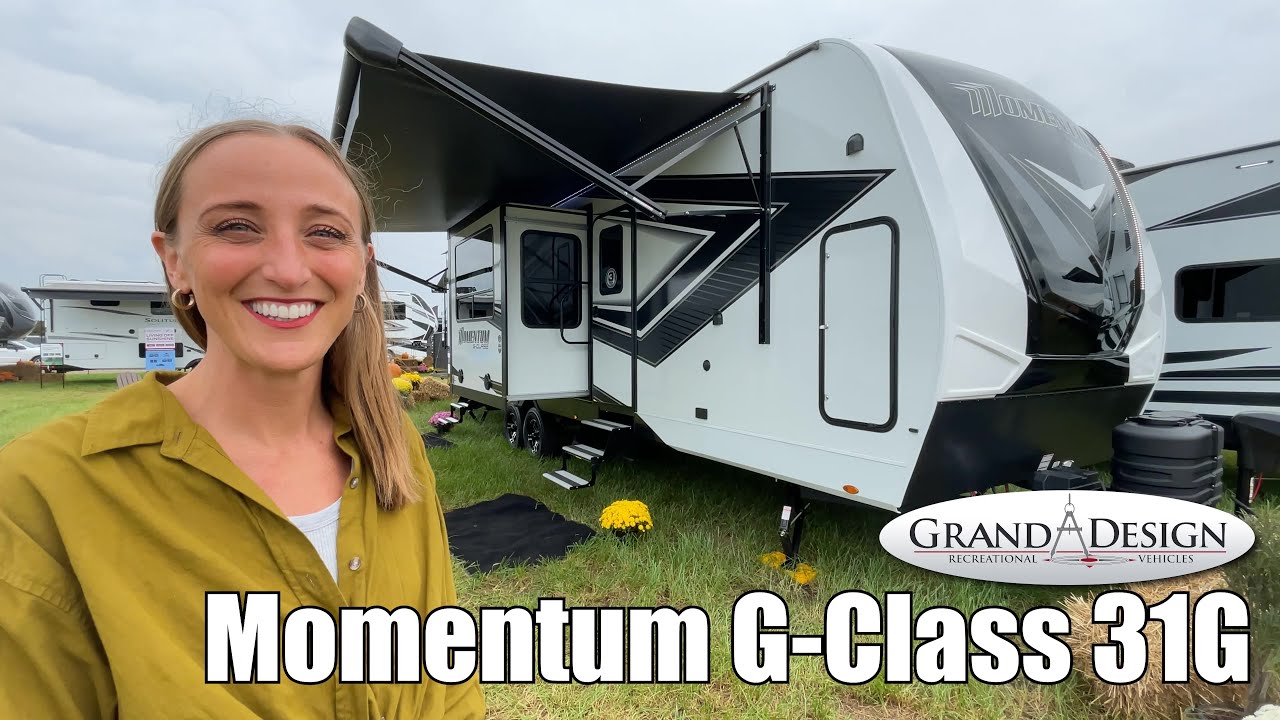 A photo of this 2026 Grand Design Momentum G-Class 31G
