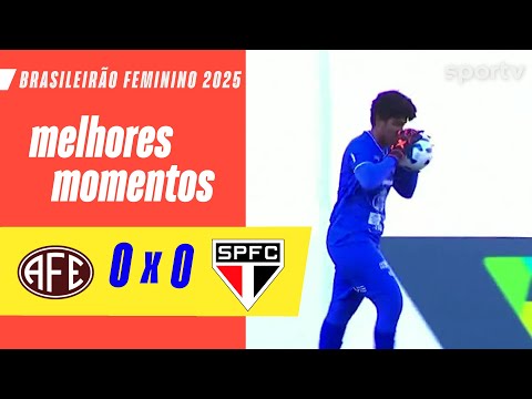 Gols e lances de Ferroviária-SP x São Paulo