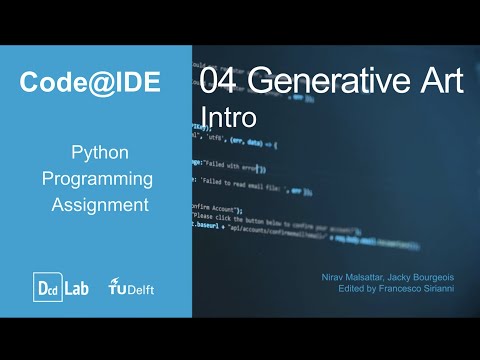 Codeide Python Programming Assignment 4 Generative Art Intro