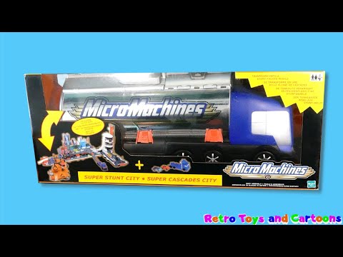 Micro Machines Super Stunt City Hasbro Commercial Retro Toys and Cartoons