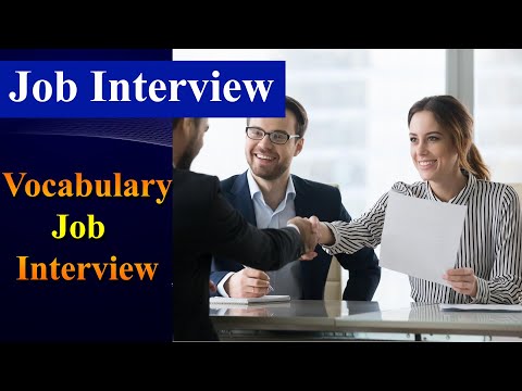 Lesson 25 Romanian for beginners , Vocabulary, Job Interview