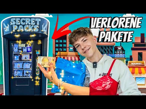 AUTOMAT mit VERLORENEN PAKETEN leer kaufen! Reich?!