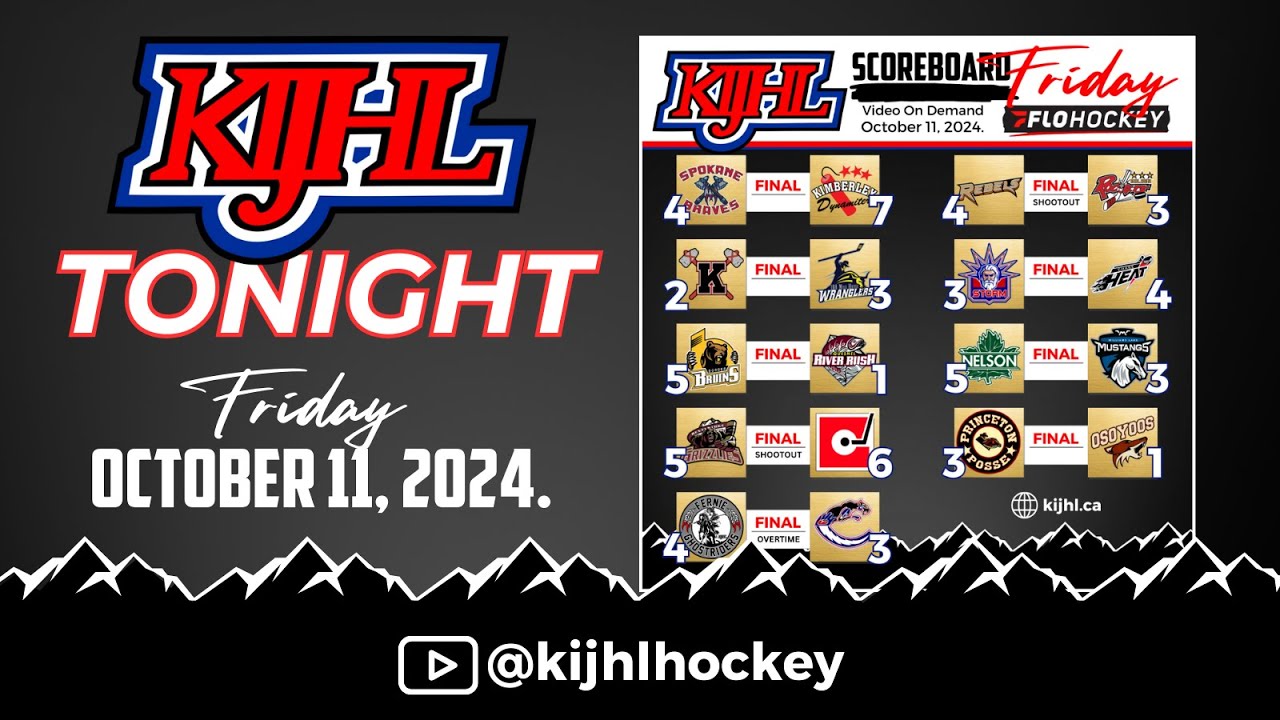 KIJHL Tonight - Oct. 11/24