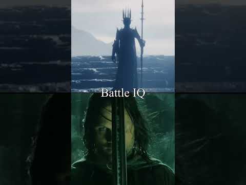 Lord Sauron ♠️ vs Aragorn II Elessar 👑 #debate #lordoftherings #lotr #vs #sauron #aragorn #shorts