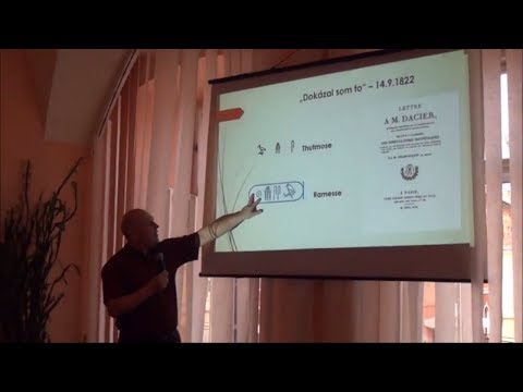 3. Jean Francois Champollion a kameň z Rosetty, Marek Riečan