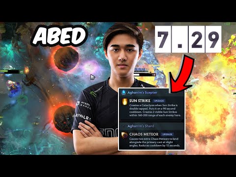Abed Invoker KID - Aghanim Ability Rework Cataclysm to Sun Strike New Patch 7.29 Dota 2