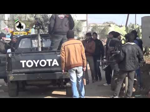 التجهيز لاقتحام حاجز كفر شمس الشمالي في ريف درعا من قبل لواء توحيد الأمة