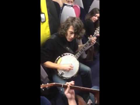 Duelling Banjos by Flats and Sharps (on a Bristol to London Train)