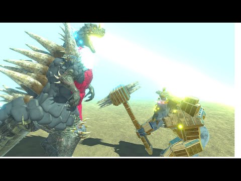SHIN GODZILLASAURUS VS KINGKONG EPIC BATTLES - ANIMAL REVOLT BATTLE SIMULATORS