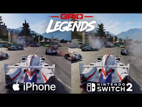 GRID Legends: Deluxe Edition Nintendo Switch 2 Vs iPhone 17 Pro - Side by Side Game Comparison