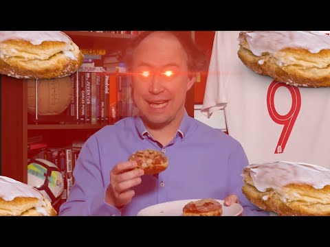 Michał Pol żre pączusie aż mu się uszy trzęsą