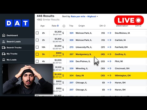 LIVE Truck Dispatching Making $55,695 (BROKERS ARE F*CKED)