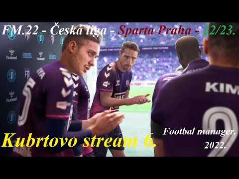 Česká liga - Sparta Praha. 6.díl - 4.předkolo LM. Footbal manager 2022
